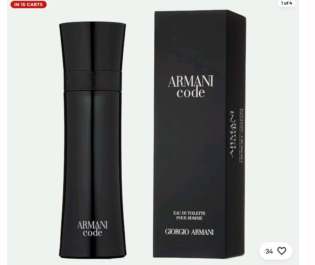 Armani Code for Men, Armani Code EDT, Giorgio Armani Armani Code, Armani Code 4.2 oz, Armani Code 125ml, men's Armani fragrance, men's Eau de Toilette, Armani perfume for men, Giorgio Armani perfume, Armani Code spray, sealed Armani Code, men's fragrance gift