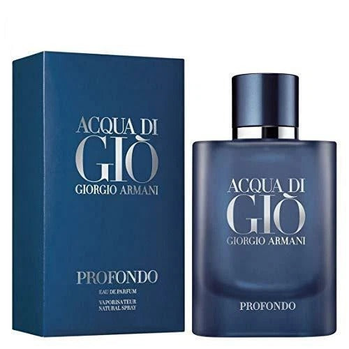 Giorgio Armani Acqua di Gio Profondo, Acqua di Gio Profondo 75ml, Acqua di Gio Profondo 2.5 oz, Armani Profondo for men, Armani men's Eau de Parfum, men's aquatic fragrance, men's marine perfume, Giorgio Armani men's perfume