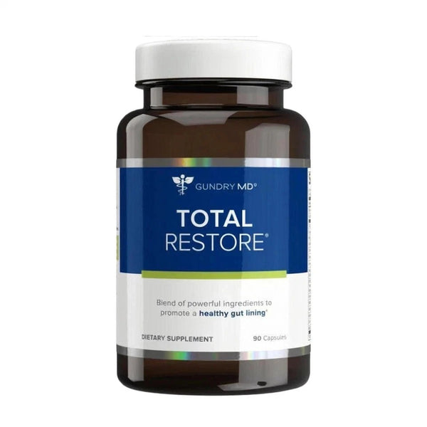 Gundry MD Total Restore, Total Restore supplement, Gundry MD gut health, gut lining support supplement, digestive health capsules, gut wellness supplement, 90 capsule digestive supplement