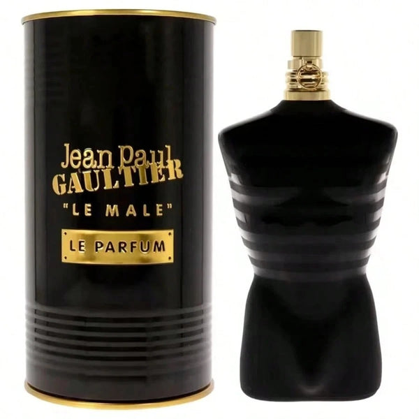 Jean Paul Gaultier Le Male Le Parfum, Le Male Le Parfum 4.2 oz, Le Male Le Parfum 125ml, Jean Paul Gaultier men's perfume, men's EDP, Le Male Intense, designer men's fragrance, luxury men's cologne