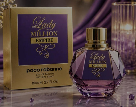 Lady Million perfume, Paco Rabanne Lady Million, Lady Million women perfume, Lady Million EDP, Paco Rabanne perfume for women, Lady Million 2.7 oz, Lady Million 80ml, women's Eau de Parfum, luxury women's perfume, floral women's fragrance, long lasting women's perfume
