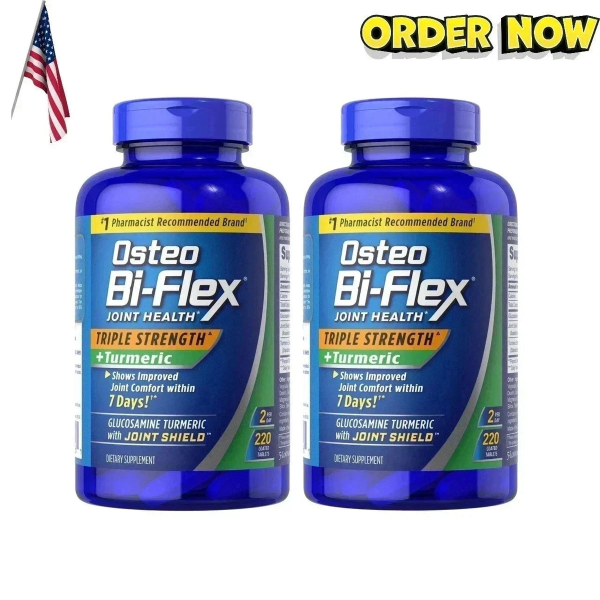 Osteo Bi-Flex, Osteo Bi-Flex Triple Strength, Osteo Bi-Flex Turmeric, Osteo Bi-Flex Joint Health, joint health supplement, joint support supplement, joint supplements, turmeric joint supplement, triple strength joint support, joint wellness, daily joint support, mobility support supplement, adult joint supplement, dietary supplement, 220 count joint supplement, 440 tablets, Osteo Bi-Flex 2 pack, joint health vitamins, turmeric supplement, wellness supplements, joint care supplement, 2 pack supplements, 440 