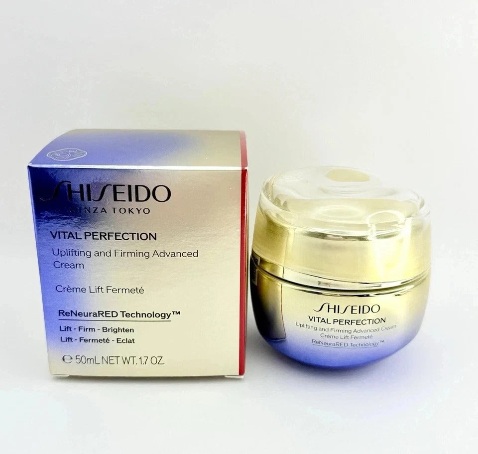 Shiseido Vital Perfection cream, Shiseido Vital Perfection Uplifting Firming Advanced Cream, Shiseido firming cream, Shiseido anti aging cream, Shiseido face cream, Shiseido moisturizer, Vital Perfection cream 50ml, Shiseido 50ml cream, Shiseido lifting cream, Shiseido firming moisturizer, luxury face cream, Japanese skincare, Japanese anti aging skincare, facial moisturizer for mature skin, firming face moisturizer, lifting face cream, brightening face cream, anti aging moisturizer, premium skincare cream