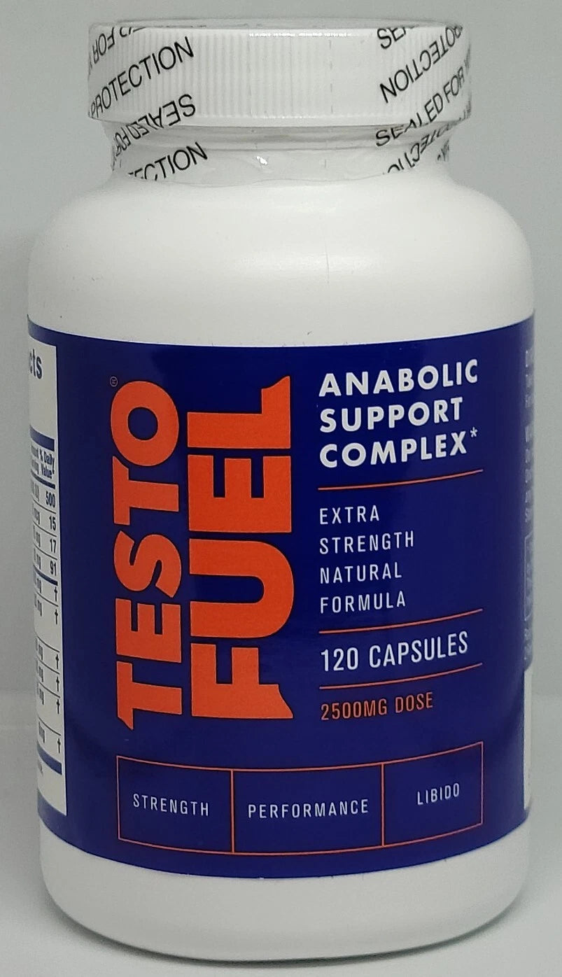 Testo Fuel Natural Testosterone Booster – 120 Capsules – New & Sealed