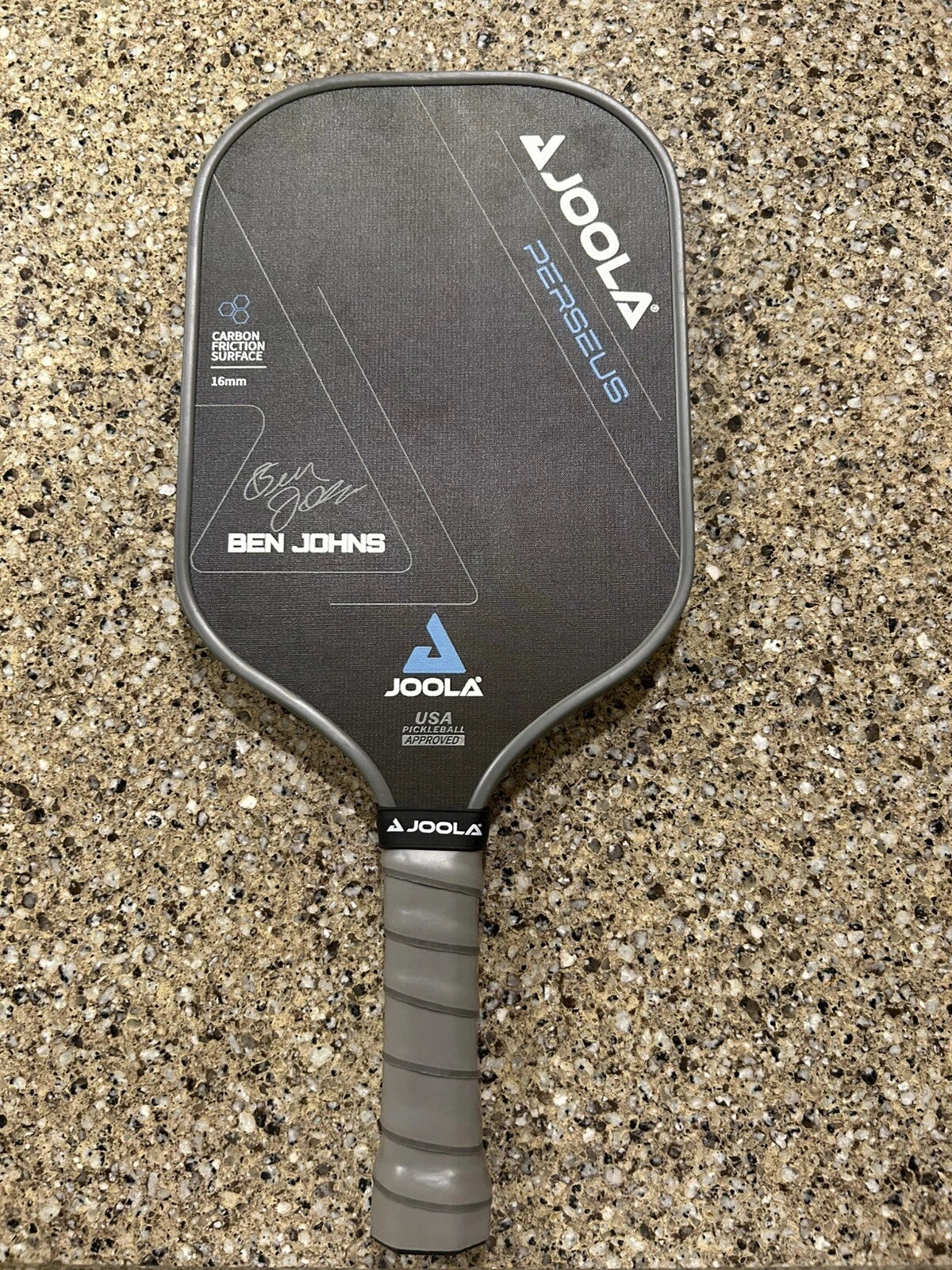 JOOLA Ben Johns PERSEUS CFS 16mm Carbon Pickleball Paddle – Black
