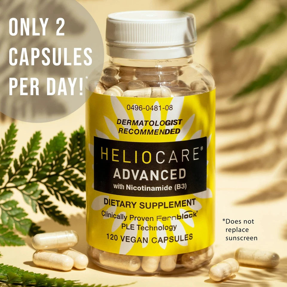 Heliocare Advanced Niacin B3 Supplement with Fernblock PLE – 120 Capsules