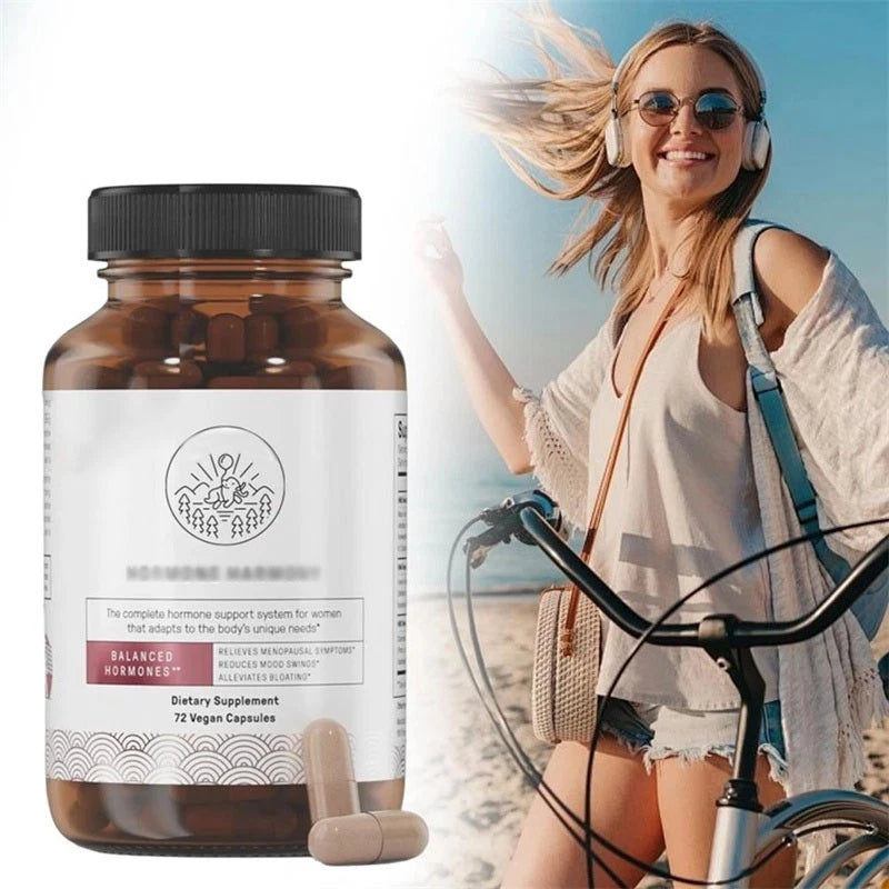 Happy Mammoth Hormone Harmony – Natural Hormonal Support for Women, 72 Capsules
